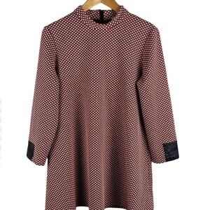 Tyler Boe Mock Neck Long Sleeve Dress